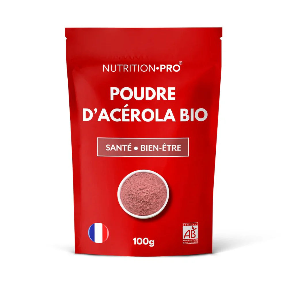 Acérola BIO (en poudre) - Nutritionpro