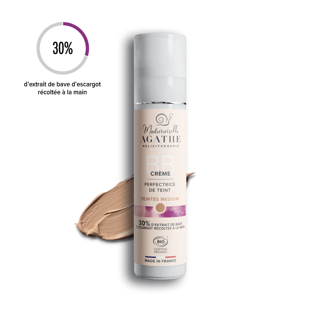 Bb crème à la bave d'escargot bio - perfectrice de teint
