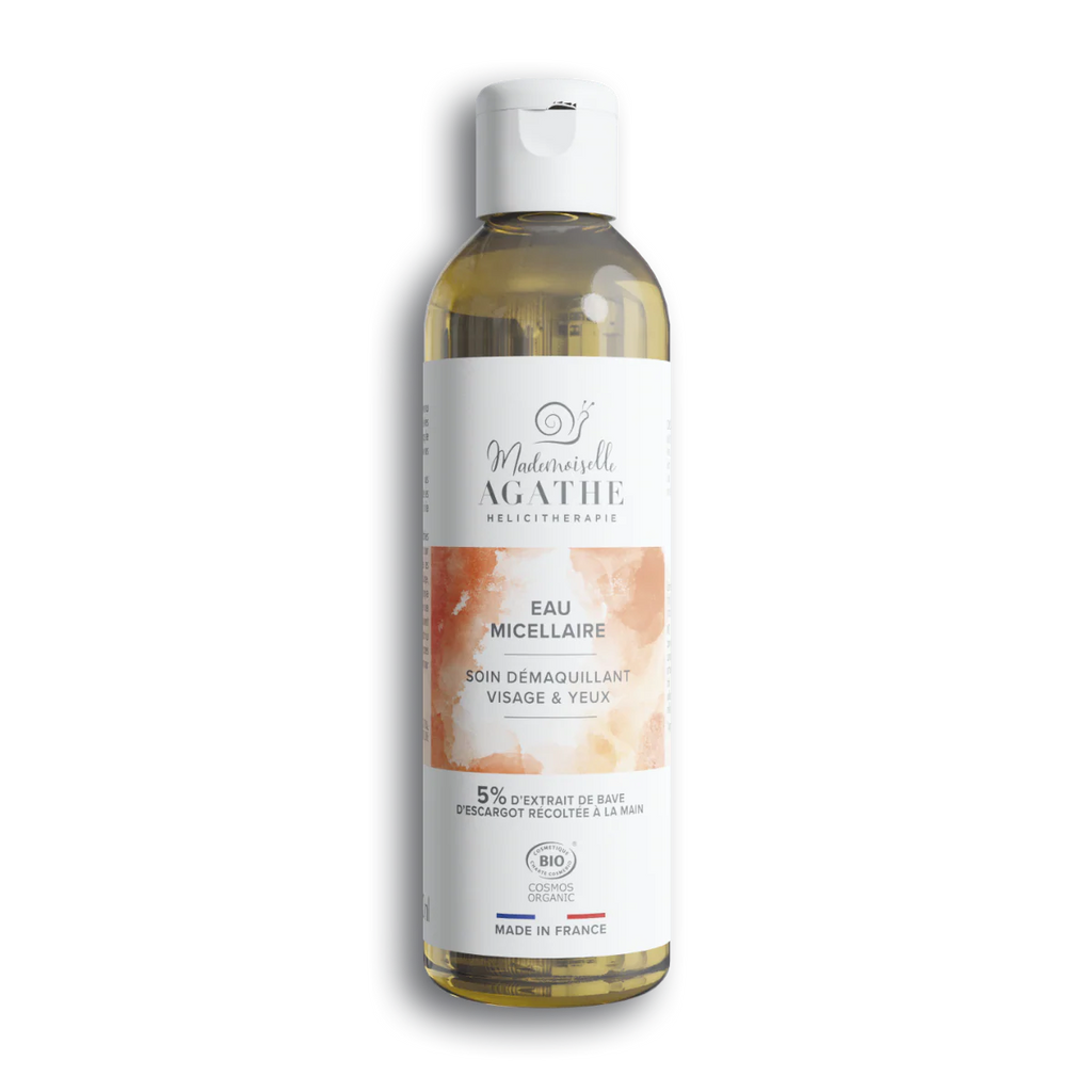 Eau micellaire à la bave d'escargot certifiée bio - démaquillant