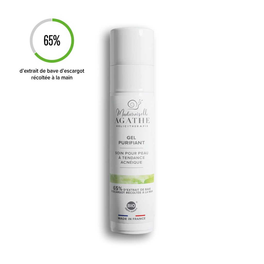 Purifying snail mucin gel - purifying & anti-blemish care - Mademoiselle Agathe