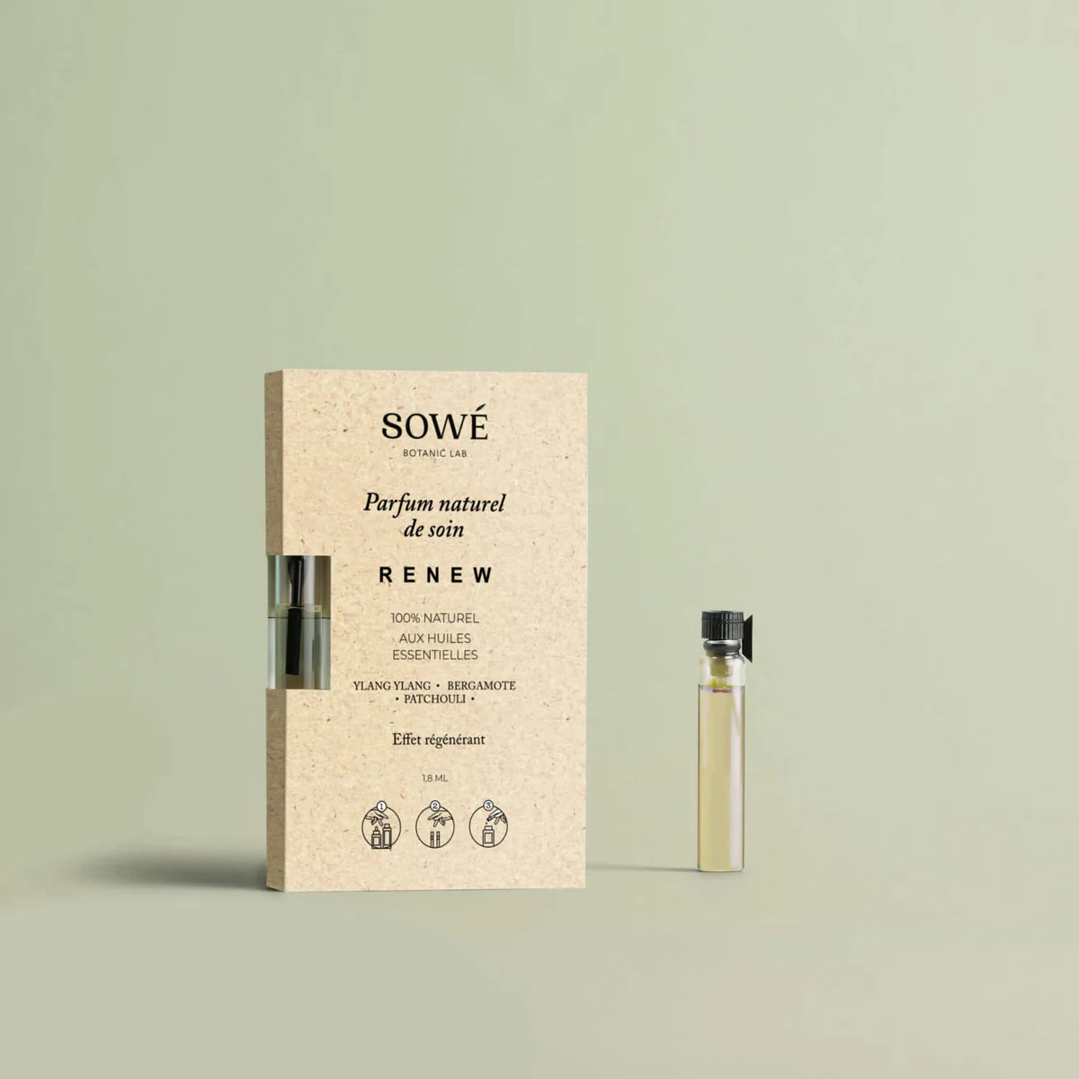 Organic essential oil booster Renew - Ylang-ylang scented - SOWE Botanic Lab