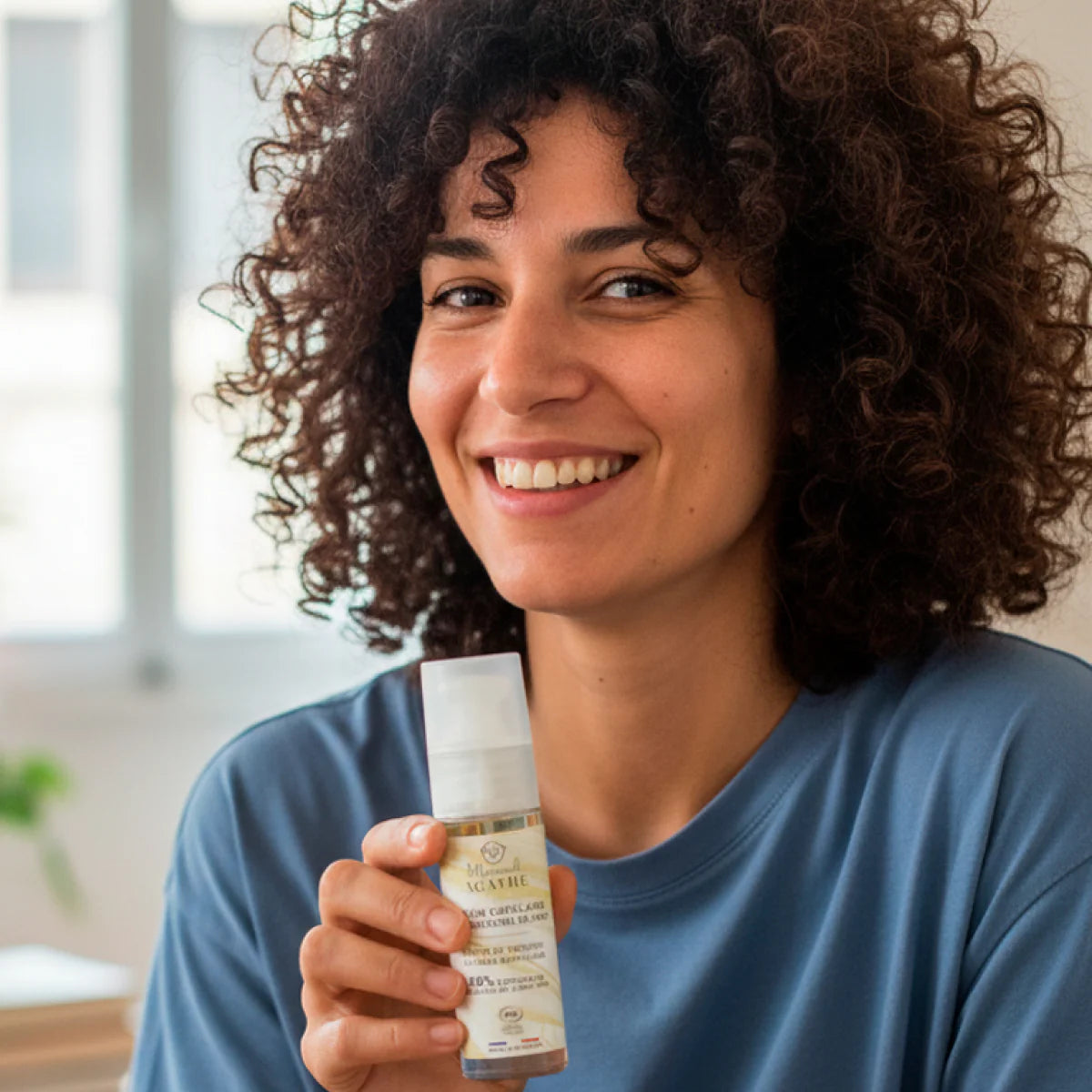 Organic Certified Wool Keratin Hair Serum - repairs & protects