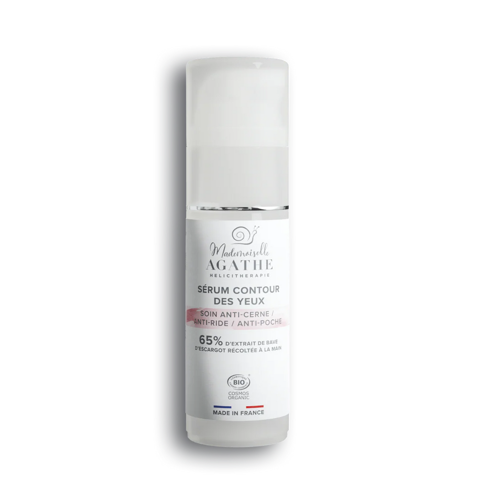 Certified Organic Snail Slime Eye Serum - anti-dark circles, anti-wrinkle - Mademoiselle Agathe