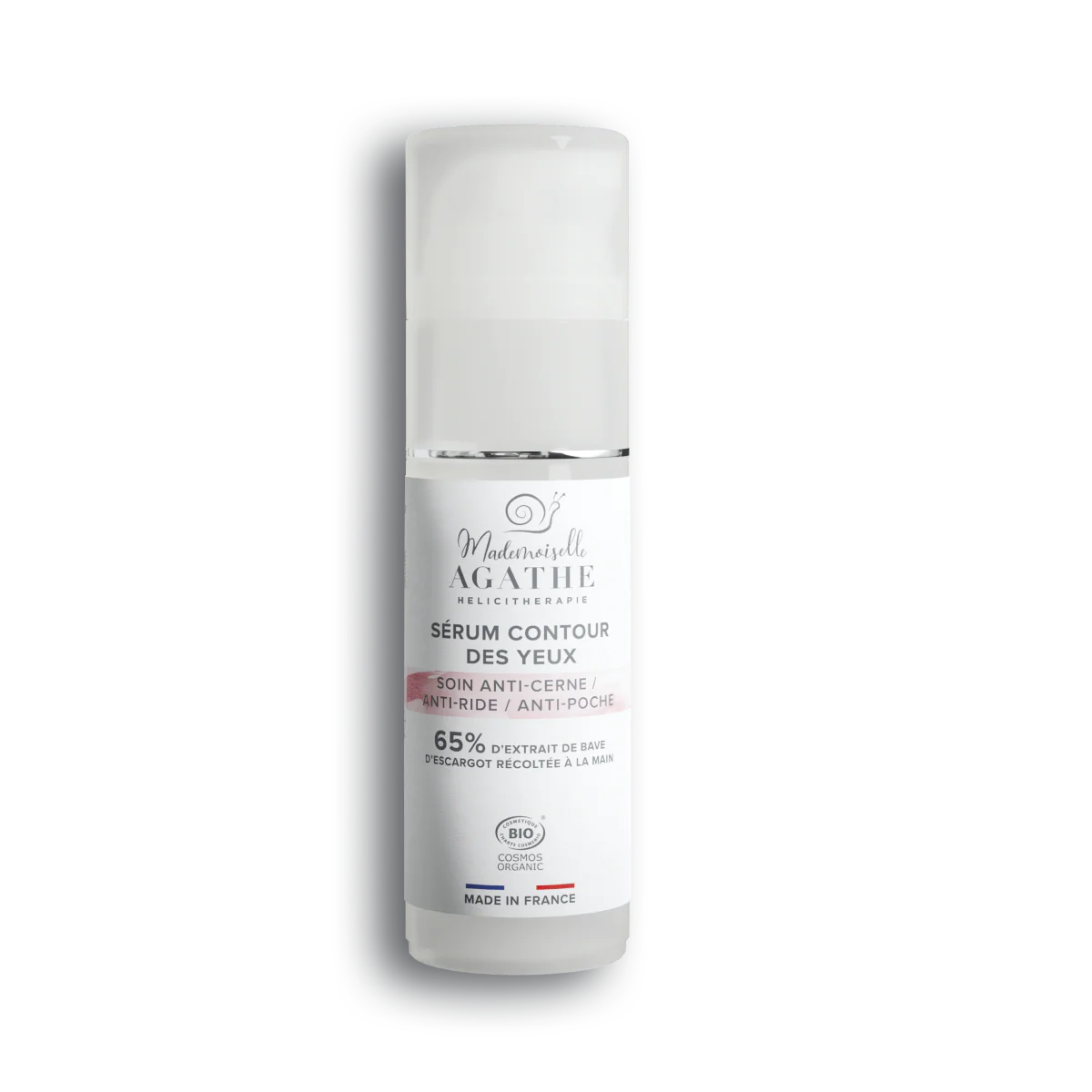 Serum yeux à la bave d'escargot certifié bio - anti-cerne, anti-ride