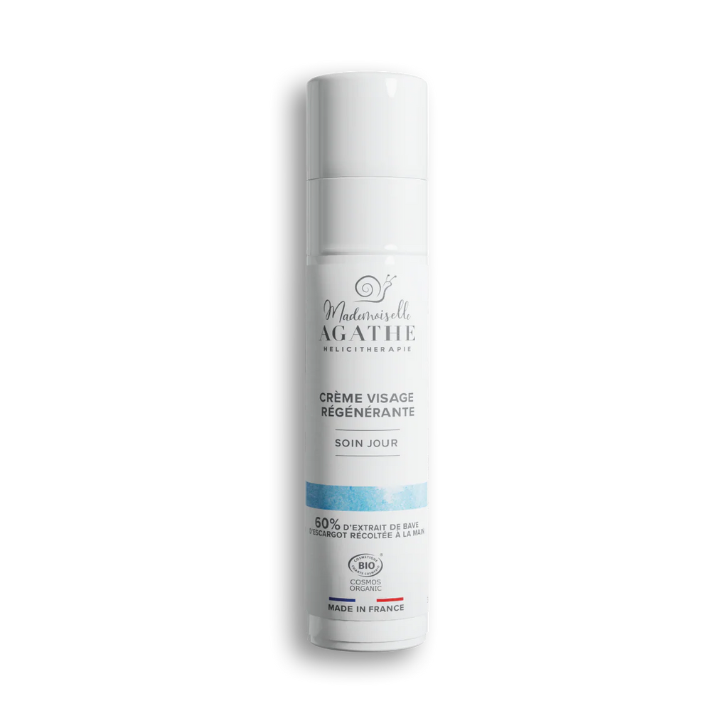 Crème jour à la bave d'escargot certifiée bio - hydratante & régénérante