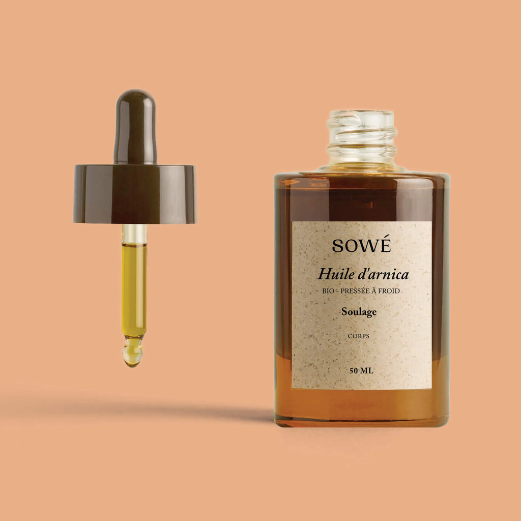 Organic cold-pressed arnica oil - body care - SOWÉ