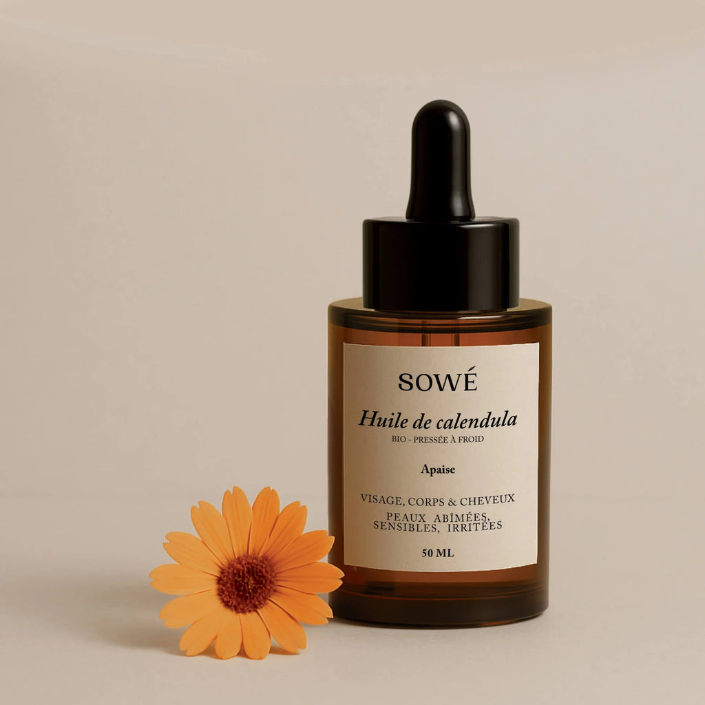 Organic Cold-Pressed Calendula Oil - For body and hair - SOWÉ