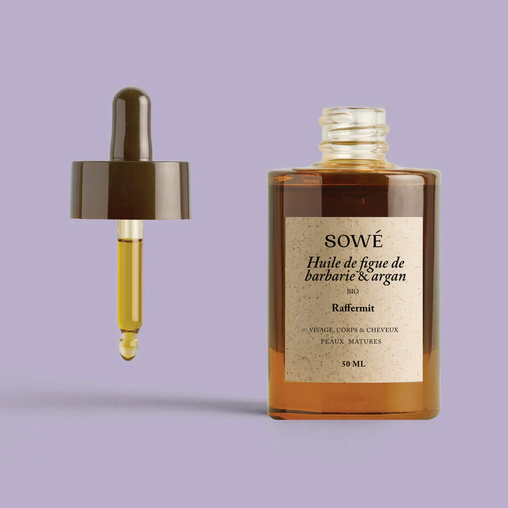 Organic cold-pressed prickly pear seed and argan oil - face and hair - SOWÉ