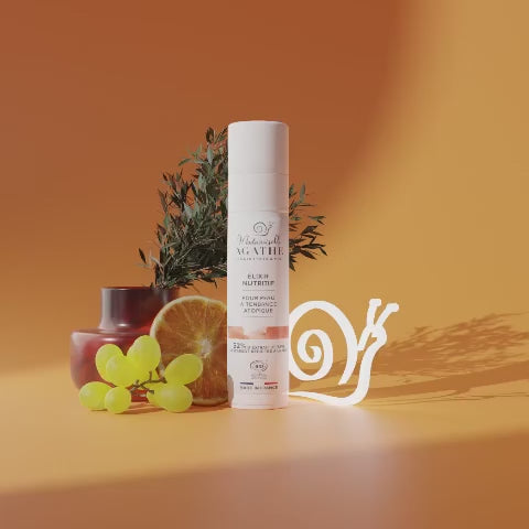 Organic Snail Slime Nourishing Elixir Cream - soothing & protective - Mademoiselle Agathe